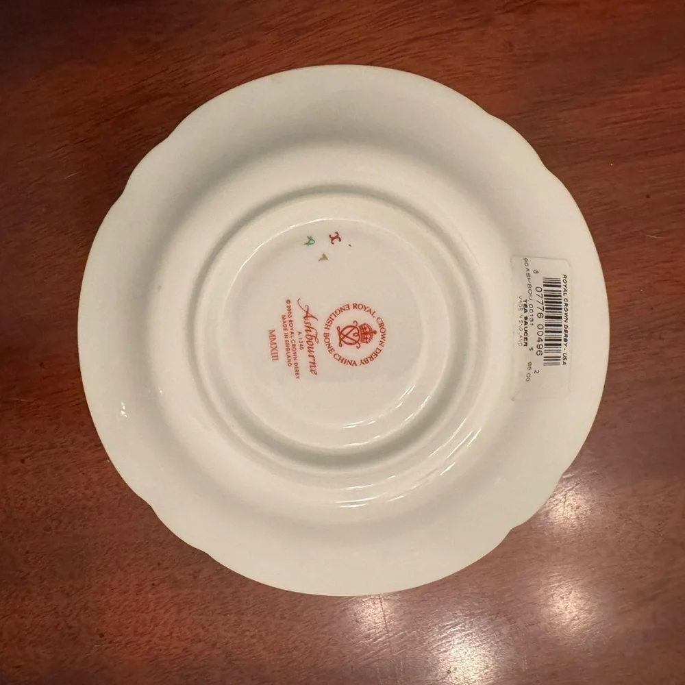 Royal Crown Derby Ashbourne Tea Saucer Plate NEW